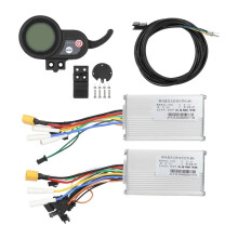 Kit de Contrôleur Double Entraînement pour Scooter Électrique 36V-60V 25A, Contrôleur Sans Balais AB, Kit de Contrôleur D'Entraînement Avant et