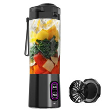 Portable Electric Juice Maker Blender 700ML USB Recharge Fruit Mixer 6 Blades Juicer for Shakes Smoothies Fresh Juicing