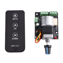 Motorische Afstandsbediening, Volumeregeling, Voorversterker, Infraroodpotentiometer met Mute-Functie, 50 KΩ