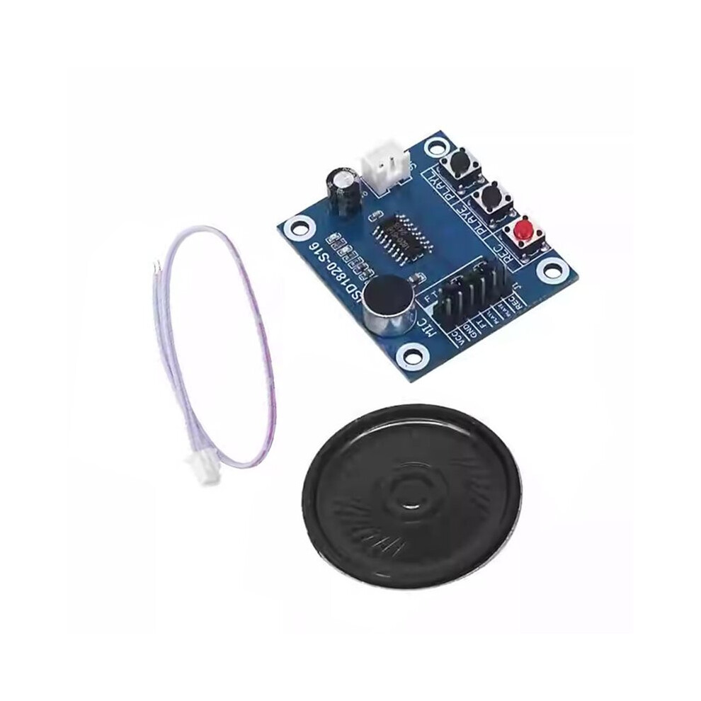 3Pcs Isd1820 Voice Recording Module With Microphone And Loudspeaker High-Quality Sound Recording And Playback Board 4711468317918