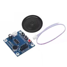 ISD1820 Recording Module Voice Board Kit with Microphone and Loudspeaker,Voice Playback Telediphone Module