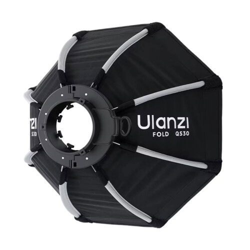Ulanzi FOLD QS30 Quick Release Octagonal Softbox 30cm  for Bowens Mount for Photography COB Video Light Foldable Softbox