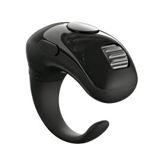 Control Remoto  con Forma de Anillo para Pasar Páginas, Tomar Fotos y Grabar Videos para Smartphones (Dispositivo para Perezosos)