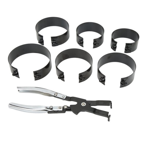 Universal Piston Ring Compressor Set with 6 Band Sizes for Auto Maintenance 2