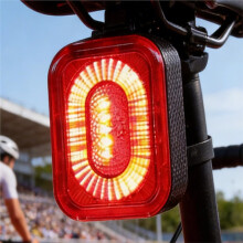 Brake Sensing Bike Tail Light,Super Bright USB Rechargeable LED Rear Light,4-Mode Waterproof Automatic Brake Light