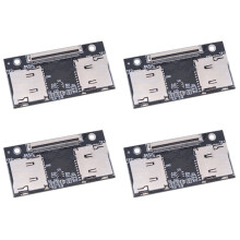 4PCS Dual TF Card to CE/ ZIF/SSD Adapter Card Anti-Interference Connection Card for PC NAS CCTV Recorder Dashcam