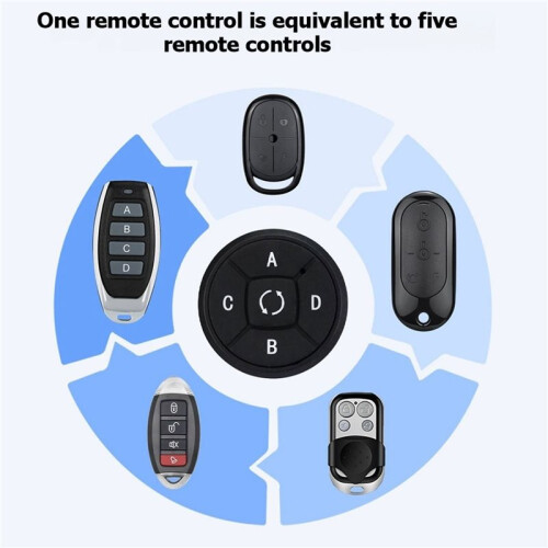 5-Key LED Light  Wireless Remote Control 5CH Wall Paste Button for Electric Curtains Fans Wireless Control 315MHz 2