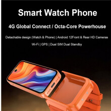 Android 12.0 Watch 3.97 Inches 4GB RAM 64GB ROM Dual SIM Standby Store 4G Watch Phone Black