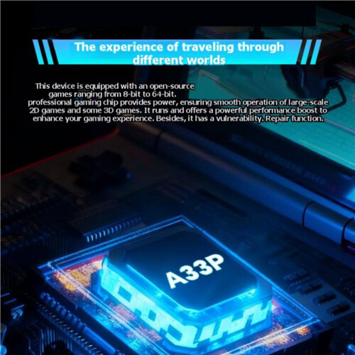 F35V 3.5Inch Classic Game Console Open Source Linux System 64G Support 30+ Emulators PSP Game Console Hand-Held Arcade B 2