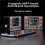I2C C09MINI Waveform Ammeter 0-36V Input Voltage Current Tester 2 Inch HD Display Fast Scaning Measurement Tester 6