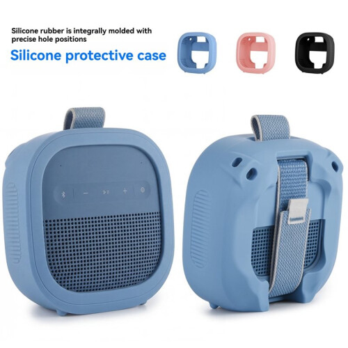 Portable Protective Silicone Cover Case for  SoundLink Micro II Speaker Shockproof Soft Silicone Cover 1