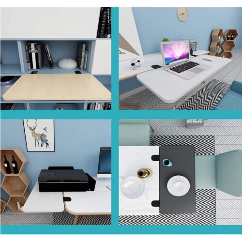 Foldable Under Desk Keyboard Tray Extender ClipOn Easy Mount SpaceSaving Ergonomic Arm Support 2