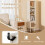 Tall Freestanding Rattan Cabinet with Adjustable Shelves 5