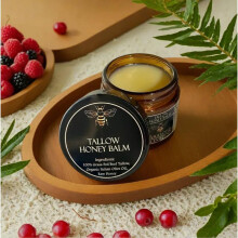 Grass-Fed Beef Tallow and Honey Balm Beef Tallow Skin Care Moisturising Cream
