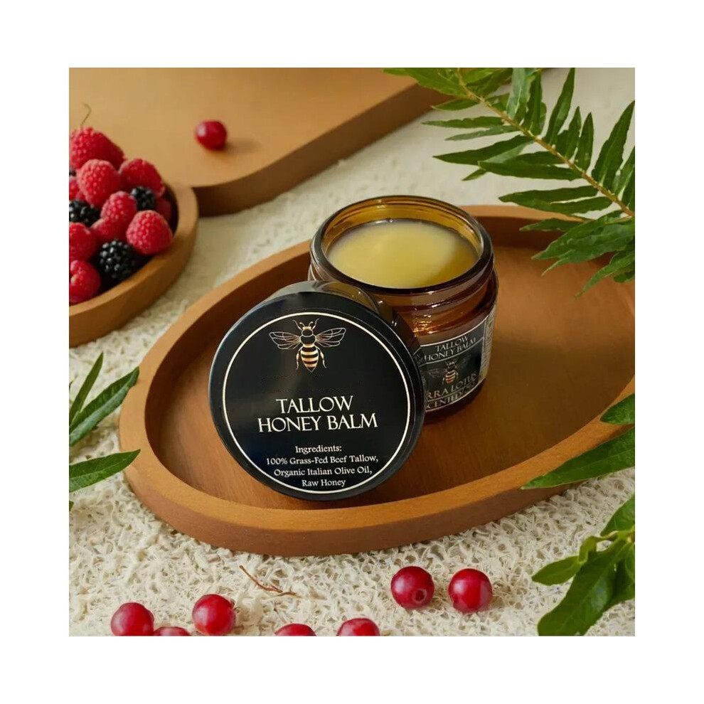 Gacloz Cream Grass-Fed Beef Tallow And Honey Balm Beef Tallow Skin Care Moisturising