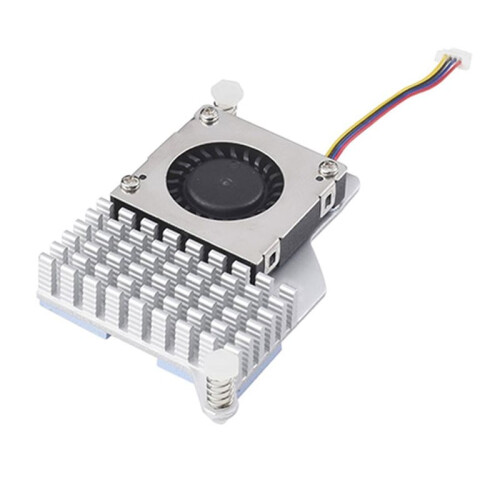 Koelventilator voor Raspberry Pi 5-Bord met Aluminium Koelblok 2
