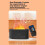 Aroma Diffuser with White Noise Speaker Essential Oil Diffuser Flickering Flame 260mL  Speaker Humidifier A 2