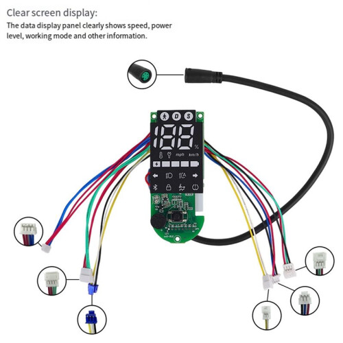 Display Dashboard Panel Motherboard Controller Compatible with  5 Electric Scooter Dashboard Protective Cover Accessories 2