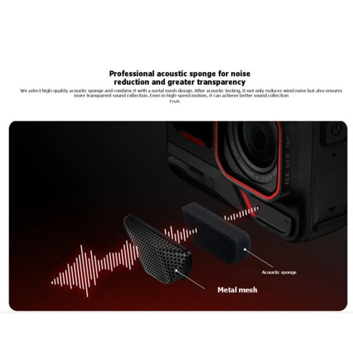 For  Ace Pro 2 Wind Noise Reduction Cover Microphone Windscreen Sponge Mesh Cap Action Camera Audio Accessory 1