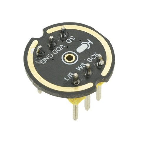 Module Microphone Omnidirectionnel MS3625, Interface I2S, MEMS Haute Précision, Compatible avec INMP441, Broches Soudées