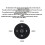 5-Key LED Light  Wireless Remote Control 5CH Wall Paste Button for Electric Curtains Fans Wireless Control 433MHz 6