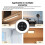 5-Key LED Light  Wireless Remote Control 5CH Wall Paste Button for Electric Curtains Fans Wireless Control 433MHz 7