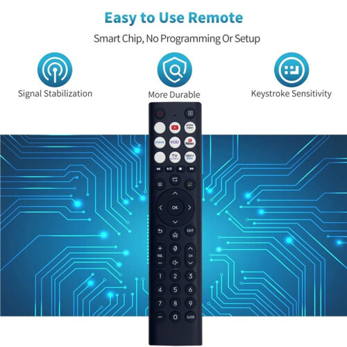 Replace ERF2G38H Remote Control for  Android  TV Remote Control No Voice 2