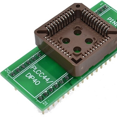 PLCC44 to DIP40 USB Universal Programmer IC Adapter Tester Socket for TL866CS TL866A EZP2010 G540 SP300 2