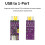 USB to TTL Serial Port USB Type-C Interface Communication Conversion Module 6Mbps High-Speed CH344 CH348 Chip 3