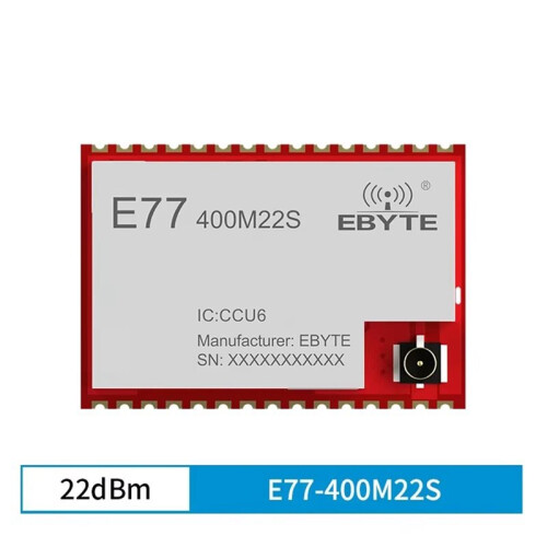 EBYTE Módulo Inalámbrico LoRaWAN E77-400M22S 433/915MHz ARM Transmisión de Larga Distancia de 5,6  Módulo Inalámbrico 1