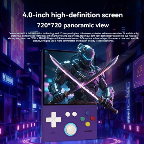 MINI40 4.0Inch Retro Game Console Open Source Linux System 22000+ Games Support 30+ Emulators with 128G Card C 2