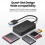 USB 3.0 4-in-1 Multifunction Card Reader USB High Speed  Memory Card Reading for Memory Stick MS  TF Card Reader 4