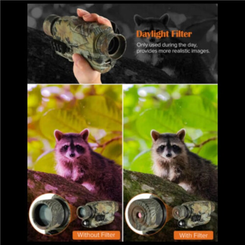 Monocular Night Vision Device HD Telescope High Resolution Sensitivity Optical IR Night Vision LRF 2
