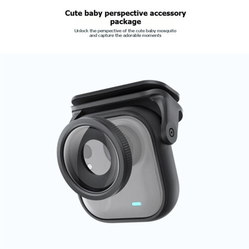 Kit de Lentes com Clipe para Chapéu Infantil e Conexão Micro-USB para Câmera para  GO Ultra 1