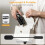 18 LED Rechargeable Book Light for Reading in Bed-3 Color Temperatures & Stepless Dimming&Memory Function,Foldable Panel 4