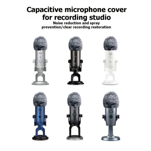 Foam Windscreen for   Microphone, Microphone Foam Cover Mic Furry Windscreen Muff 1
