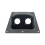 Speaker Iron Junction Box 135x161mm Square Base Connector Wall Plate Cable Holder Loudspeaker Wire Connector Socket 2