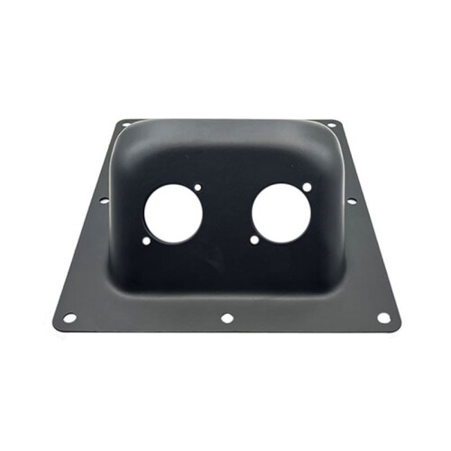 Speaker Iron Junction Box 135x161mm Square Base Connector Wall Plate Cable Holder Loudspeaker Wire Connector Socket 1