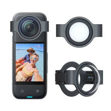 For X3 Accessory Upgraded Lens Guards Lens Protector, for Insta 360 X3 Anti-Scratch Tempered Glass Sticky Guard