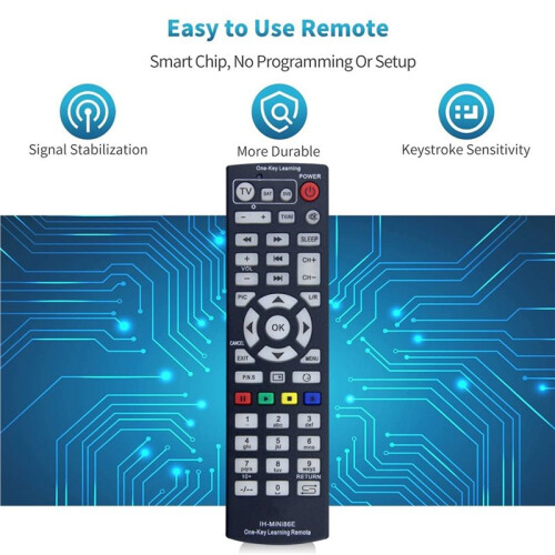 IH-MINI86E One-Key Learning Remote Controller for TV/VCR/SAT/CBL/STR-T/DVD/VCD/CD Remote Control 2
