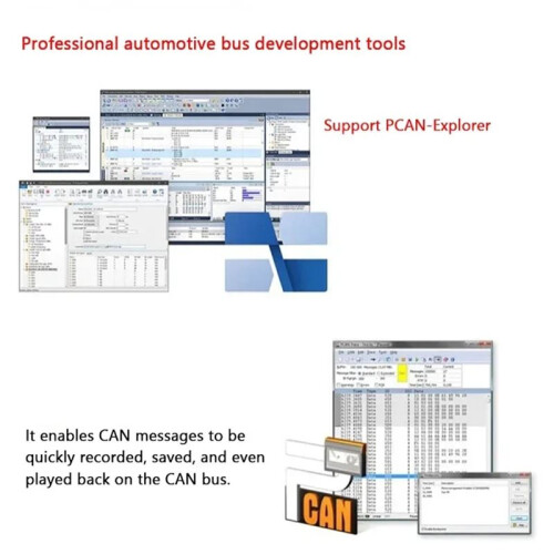 PCAN 2  USB Compatible for  IPEH-002022 Supports INCA with Optical Coupling Isolation 2