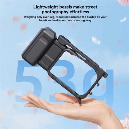 Street Camera Handle für  Go Ultra Quick-Release Bracket Cage Grip Shutter Hand Frame A