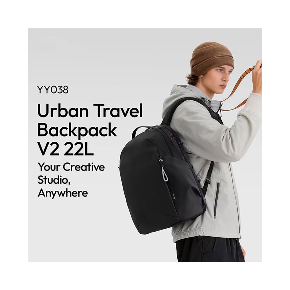 Yy038 Urban Travel Backpack V2 22L Capacity Storage Bag For Photography Camera Laptop Lens Video Outdoor Travel Light 4714047167621