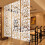 Hanging Divider Screen Panel White 40 x 40 cm 12 pcs 4