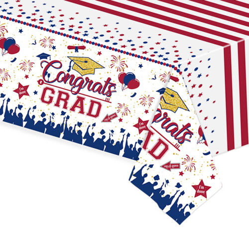 Graduation Tablecloth Scratch Resistant 1-Pack
