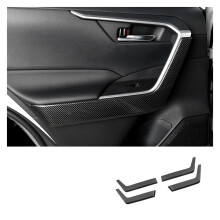 Carbon Fiber Car Interior Trim for Toyota RAV4 XA50 20192024 Door Handle Armrest Cover Scratch Protection