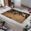 Christmas kitchen rugs set of 2 snowflake pattern non-slip 5