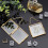 Mini wall hanging photo frames double glass 2 pcs 5