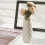 Modern plastic vase for floral arrangement, 1 piece 3