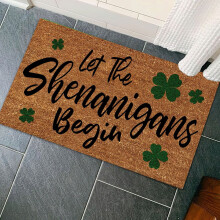 Irish Day Polyester Door Mat